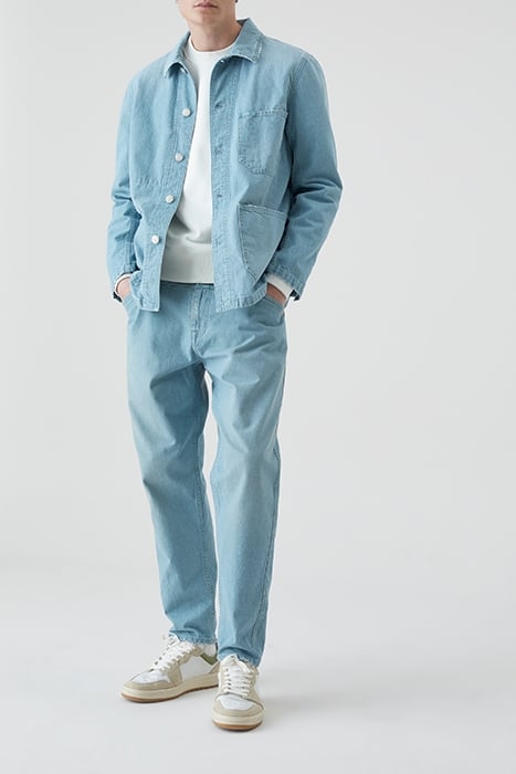 MEN WORKER JACKET JACKETS & COATS LIGHT BLUE 4