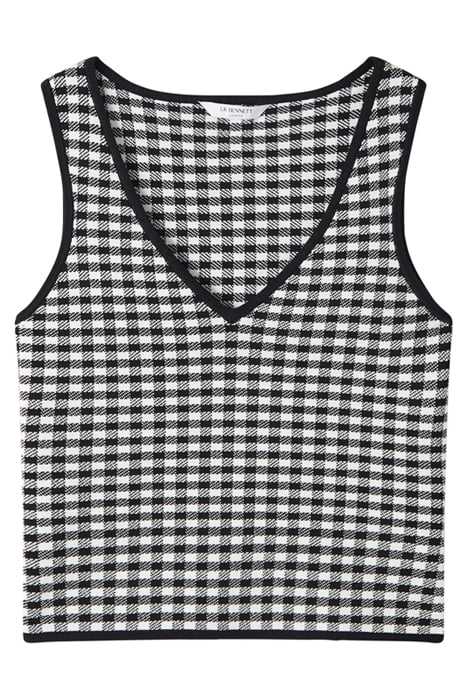 JASMINE TANKS & CAMI BLACK/CREAM 5