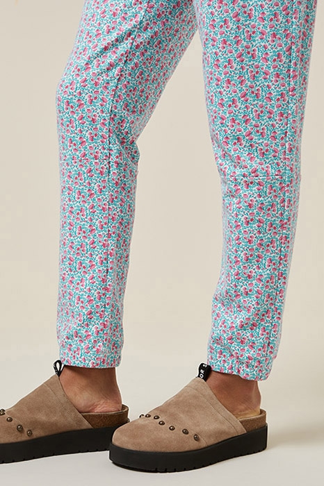 CROPPED JOGGER FLORAL ECRU 3