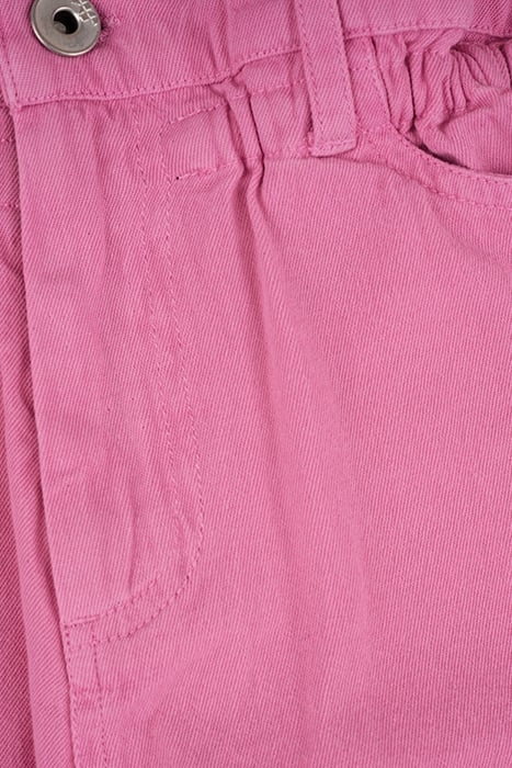 GA-TWILL PAPERBAG SHORT JILL&MITCH BY SHOEBY PINK 3