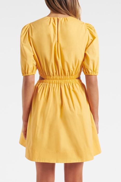 RYAN CUT OUT MINI DRESS AMBER YELLOW 2
