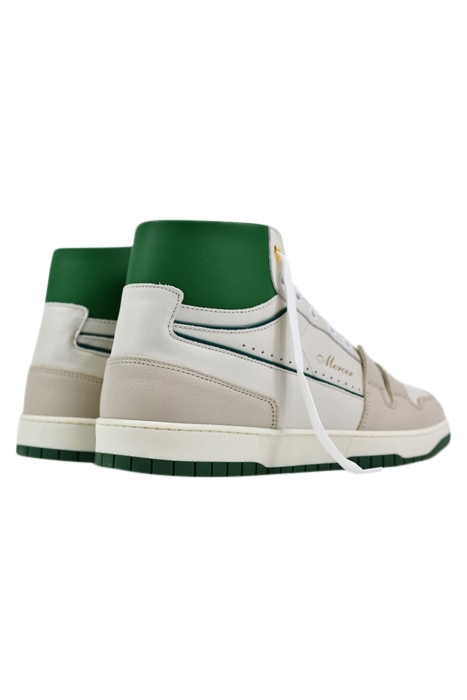 THE BROOKLYN HIGH - NAPPA WHITE/GREEN 4