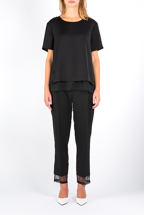 OVERCAST TOP BLACK POLKADOT 1