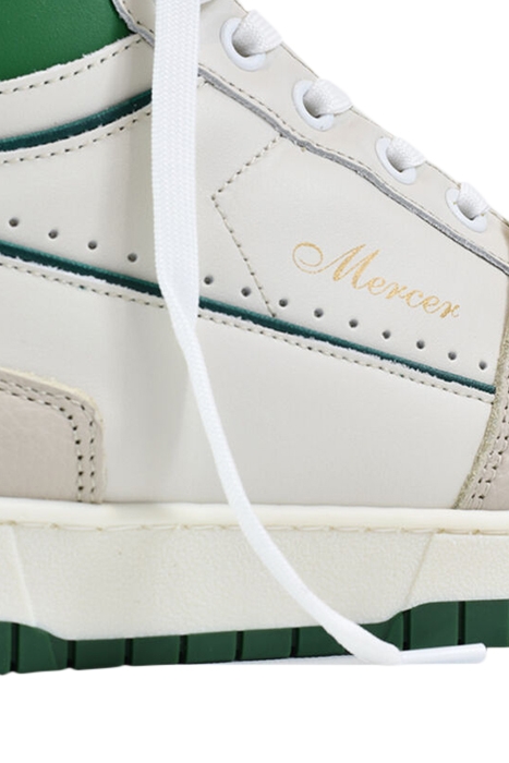 THE BROOKLYN HIGH - NAPPA WHITE/GREEN 6