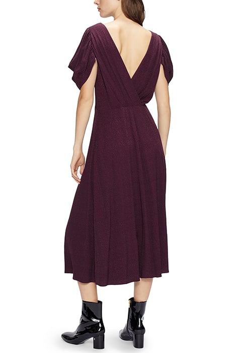 TULIPI PANELLED MIDI TEA DRESS DP-PURPLE 2