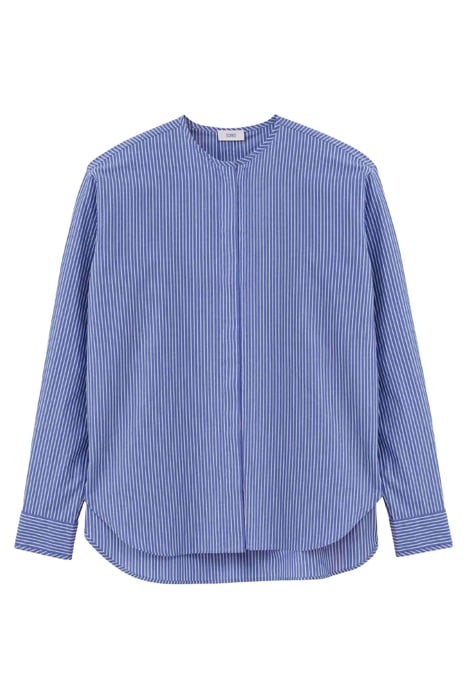 COLLARLESS BLOUSE GALAXY BLUE 3