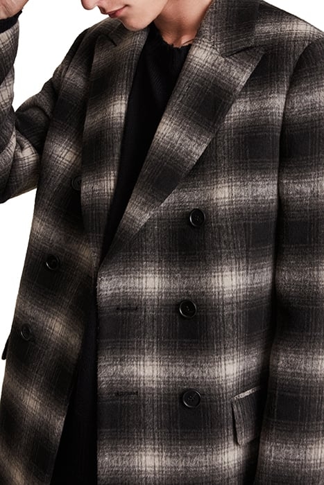 VENTRY COAT BLACK/WHITE 4