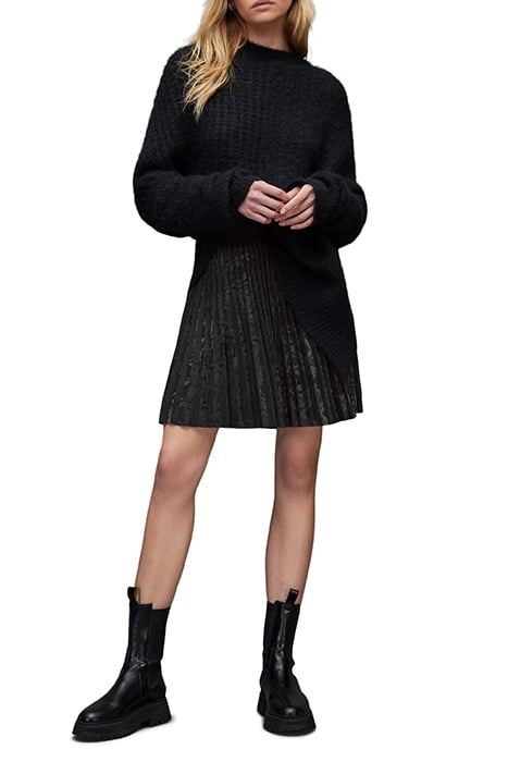 PHIA SNAKE SKIRT BLACK 2