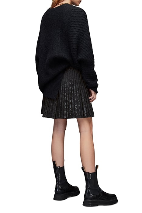 PHIA SNAKE SKIRT BLACK 3