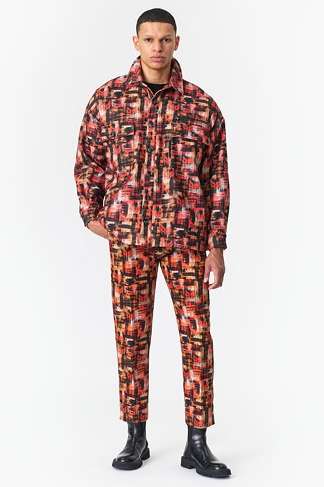 PRINTED SHIRT JACKET CHECK PRINT 2