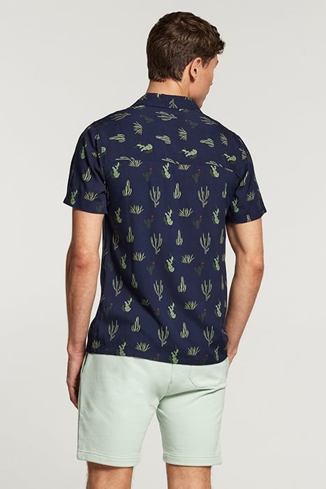 SHORTSLEEVE SHIRT CACTI DARK NAVY 3