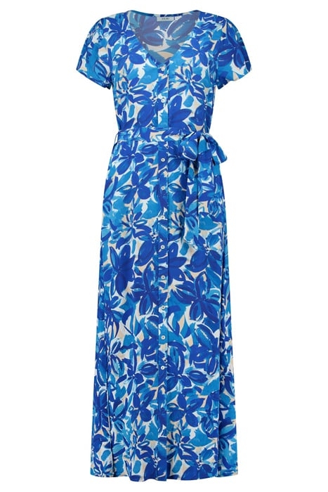 BRAZIL DRESS PAINTED FLOWER SPORTS BLUE 5