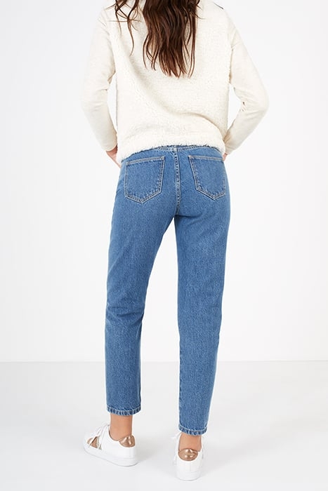 AUTHENTIC BLUE TWO-TONE BOYFIT JEANS 2