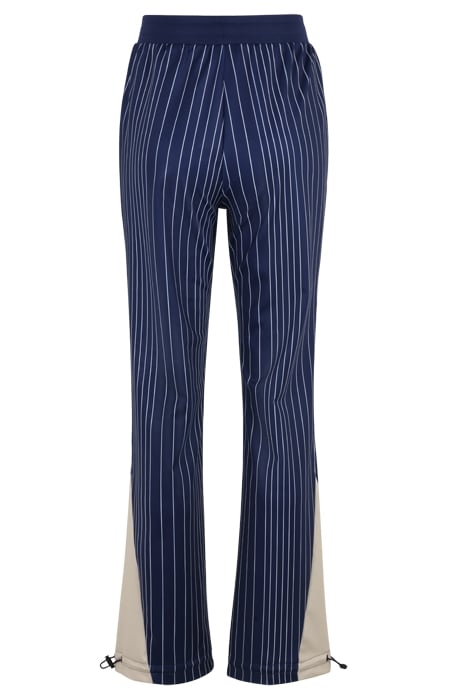 TORRELAVEGA STRIPED TRACK PANTS MEDIEVAL BLUE/ANTIQUE WHITE  2