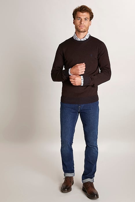 MER VANISE ROUND-NK SF SWT BROWN 4