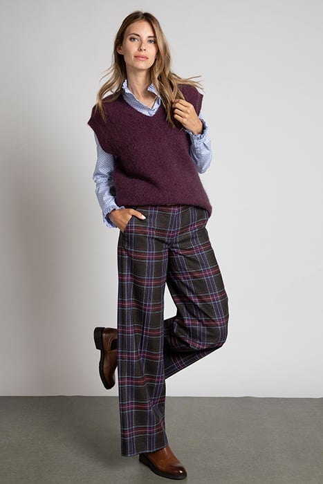 CLASSIC PANT WIDE LEG BROWN 4