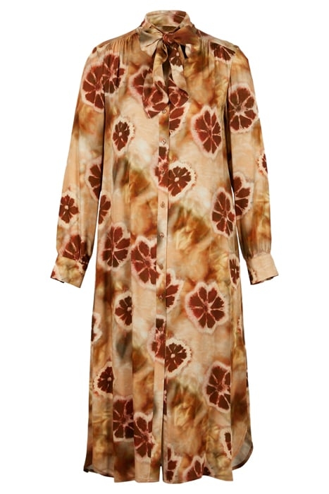 MAXI COLLAR DRESS MULTI 1