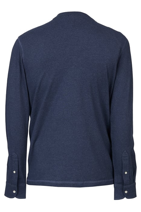 FLAJE HENLEY CF LS T-SHIRT BLUE 6