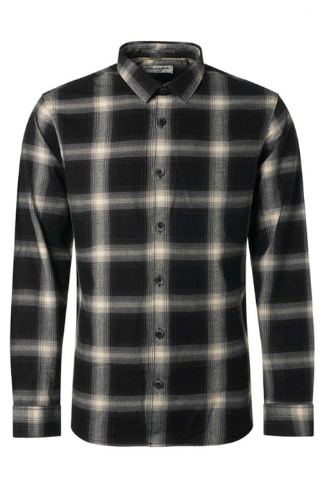 SHIRT CHECK RESPONSIBLE CHOICE COTTON BLACK 1