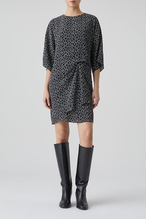 CLOSED WOMEN DRAPED DRESS DRESSES BLACK 2