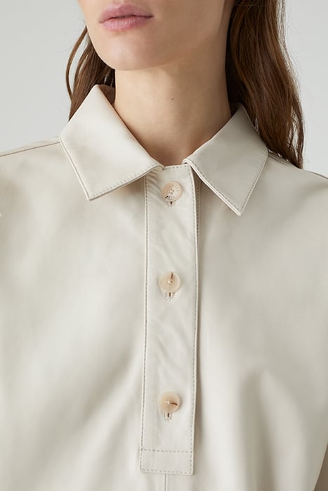 CLOSED WOMEN LEATHER SHIRT SHIRTS & BLOUSES NUDE 3