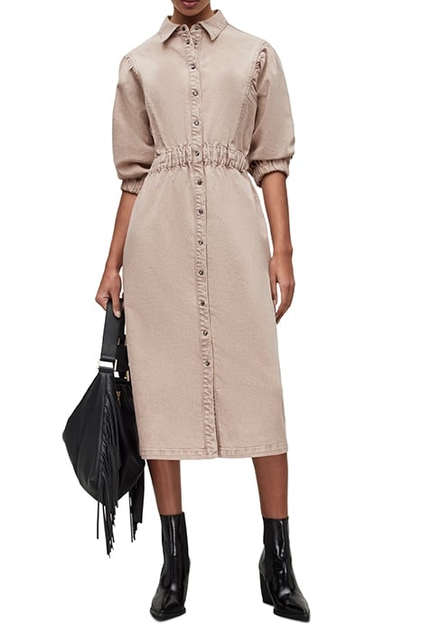 OSA DENIM DRESS WASHED PINK 3