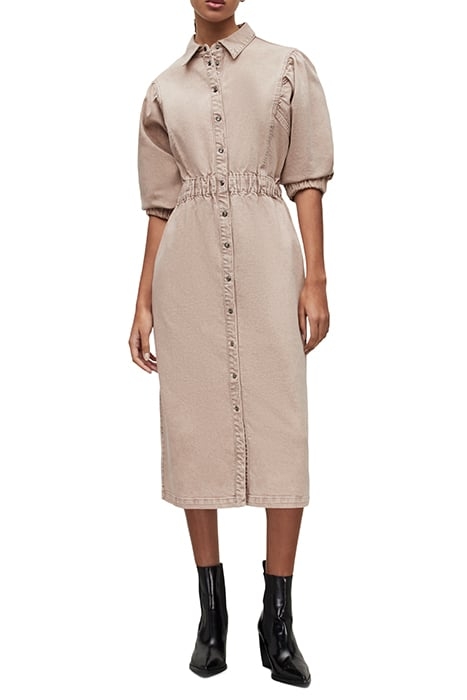 OSA DENIM DRESS WASHED PINK 1