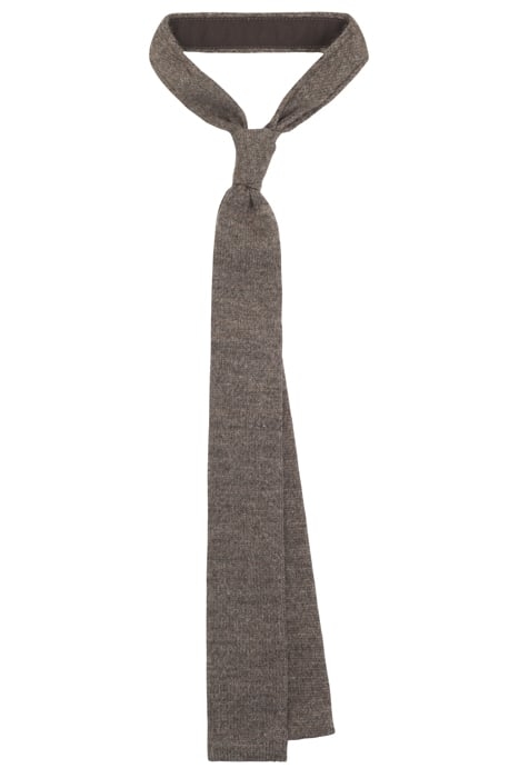 BROWN KNITTED TIE 1