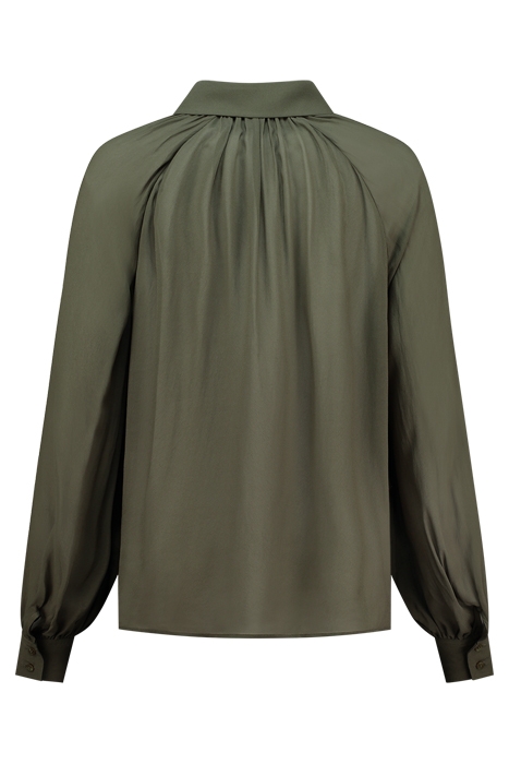 RUNA LOOSE BLOUSE ARMY GREEN 2