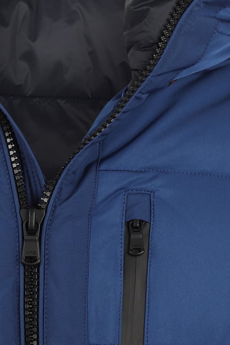 PADDED HOODED BOMBER MARINE 3