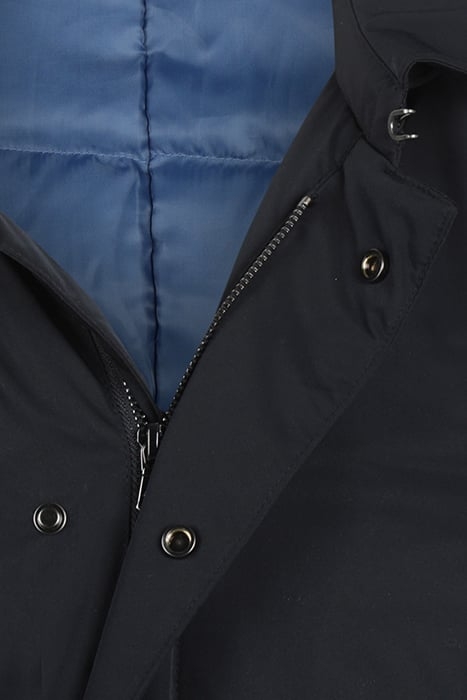 HOODED COAT NAVY 3