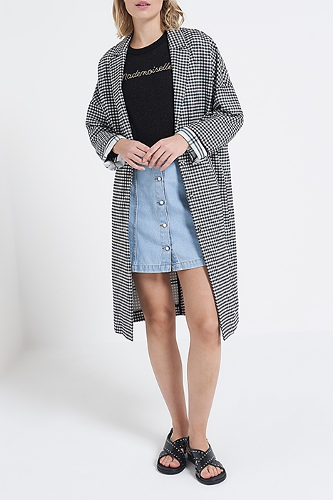 SEQUINED KNITTED JUMPER WITH EMBROIDERED MESSAGE I.CODE BLAC 3