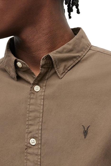 HAWTHORNE LS SHIRT WOOD BROWN 5