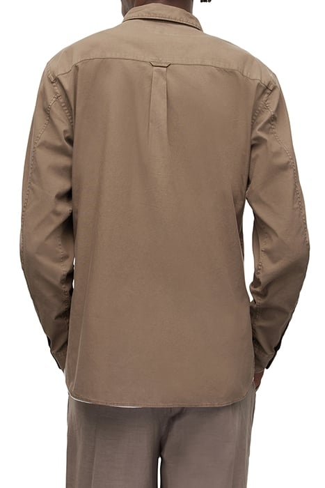 HAWTHORNE LS SHIRT WOOD BROWN 2