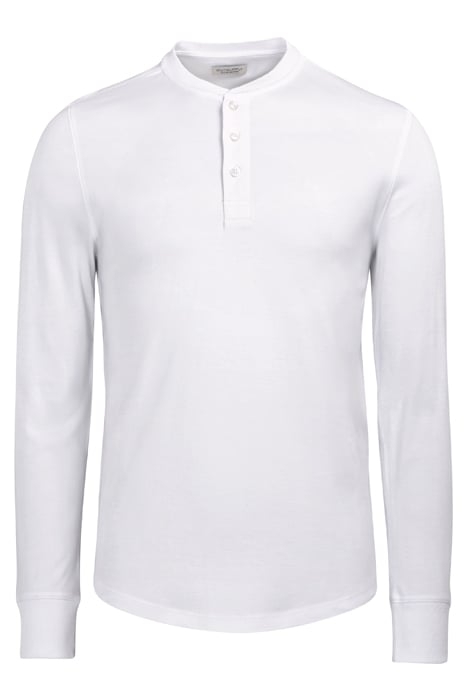 WHITE HENLEY T SHIRT 6