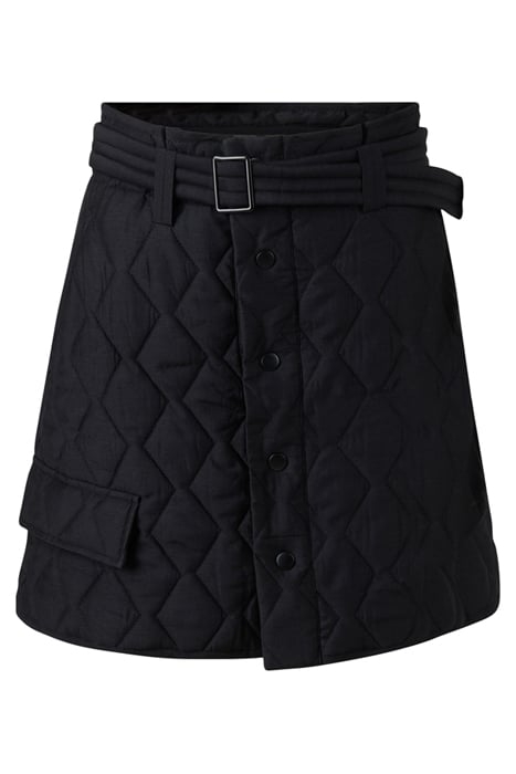 LM-SBQUILTED SKIRT BLACK 1