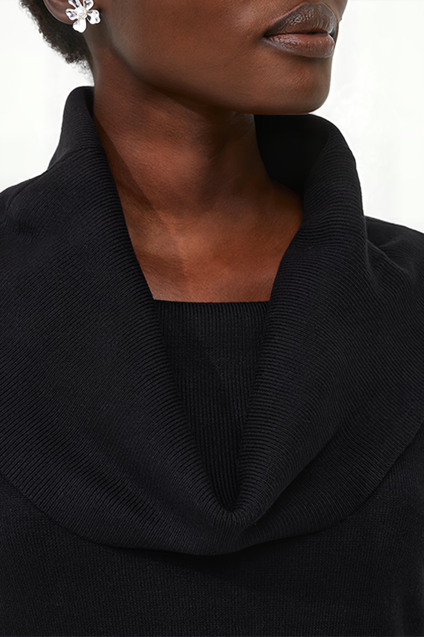 BABYSOFT COWL NK DRESS BLACK 6