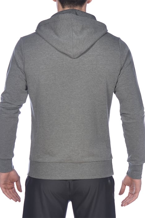 M STRETCH HOODED F/Z JACKET DARK GREY MELANGE 3