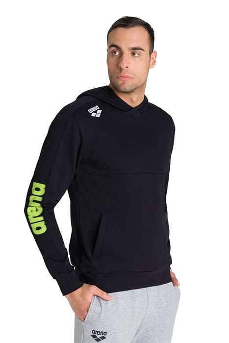 TE HOODED SWEAT BLACK 2