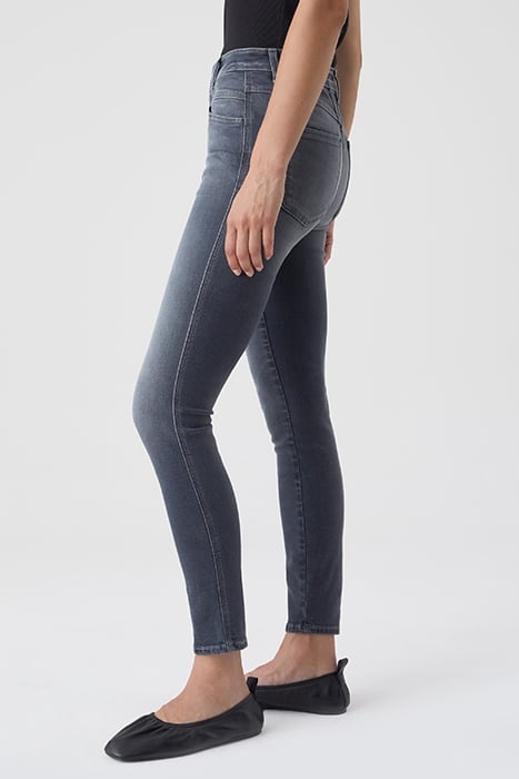 WOMEN SKINNY PUSHER JEANS MID GREY 5