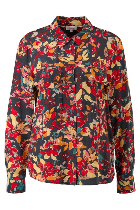 BLOUSES LONGSLEEVE BLUE 1