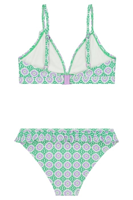 GIRLS BLAKE BIKINI SET PORTO TILE FRESH GREEN FRESH GREEN 2