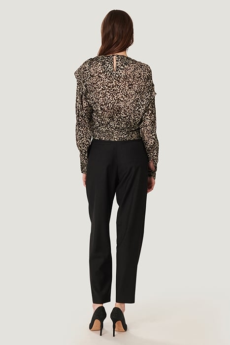 RUSKO BLOUSE IN ECRU/BLACK/BROWN BLOUSE 2