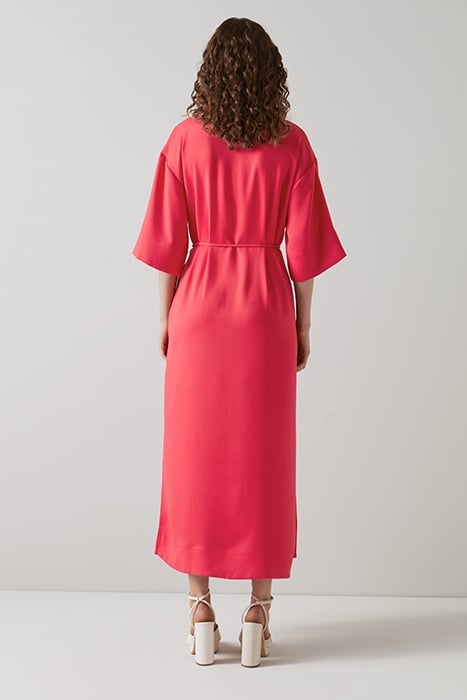 CAPRII MIDI DRESS RED 2