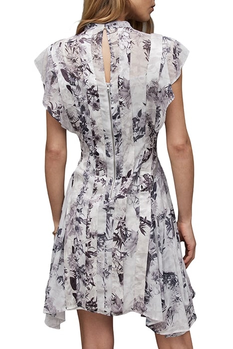 FLEUR AUDREY DRESS MONO WHITE 2