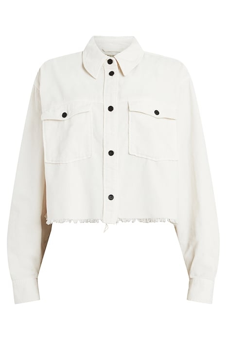ZIVA CORD SHIRT ALMOND WHITE 7