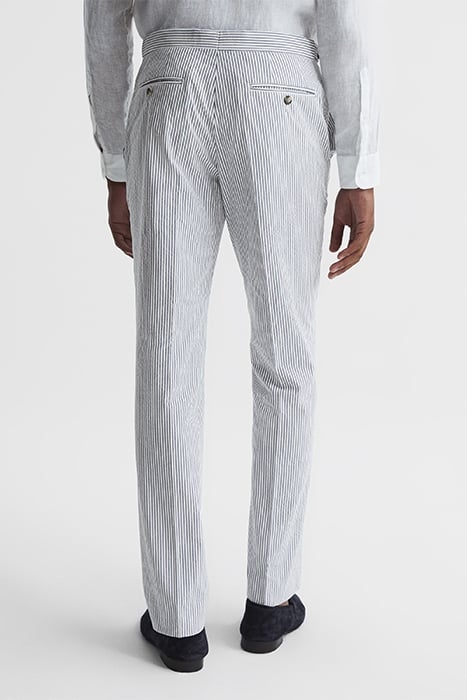 BARR SUIT PANTS BLUE/WHITE 2