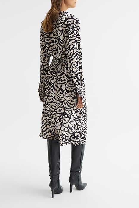 EVIE DRESS BLACK/WHITE 3