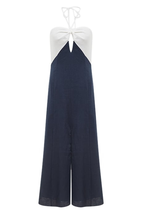 SIAN DRESS NAVY/WHITE 7