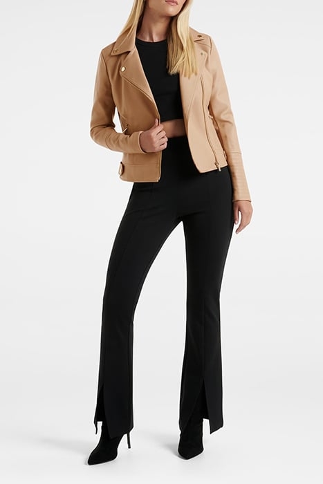 HEIDI PU BIKER CAMEL 3